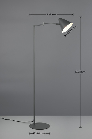 Lampa podłogowa z wysięgnikiem COSIMA (463900142) - Trio