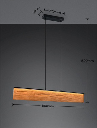 Nowoczesna lampa wisząca KALEA (355510130) - Trio