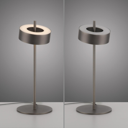 Lampa stołowa ściemnialna, sterowana Smart Q-ROTATE BRĄZOWA (4324-34) - Paul Neuhaus