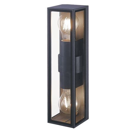 OUTDOOR WALL LIGHT 2XE27 GRAPHITE (E296 Zambelis) - Zambelis
