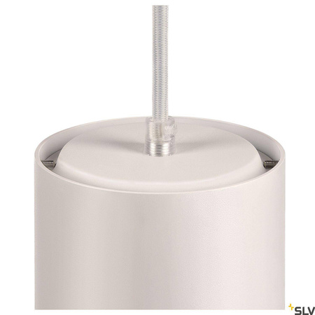 NUMINOS® PD PHASE L, wewnętrzna oprawa wisząca LED, biała/czarna 3000 K 24° (1004350) - SLV