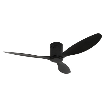 FAN CEILING 40W  MATT BLACK  BLADES REMOTE CONTROL TUYA WIFI INCLUDED (20257 Zambelis) - Zambelis