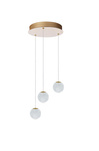 Lampa wisząca EDEM 3 ROUND Złoty (AZ6020) - Azzardo