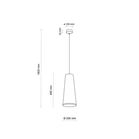 Lampa wisząca ZING 1 (10085) - TK Lighting
