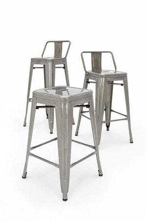 Krzesło barowe TOWER BACK 66 (Paris) metal (KH010100972) - King Home