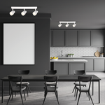 Lampa sufitowa Cino Spot 3 biała (ML9948) - Milagro