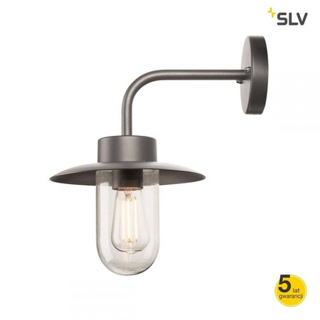MOLAT E27 ścienna, antracyt, max. 60W, IP44