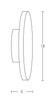 SCONE LED 3000K 6W BRUSHED BRASS (20349 Zambelis) - Zambelis
