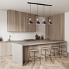 PENDANT LIGHT 4XE27 MAX 40W BLACK (1993-B Zambelis) - Zambelis