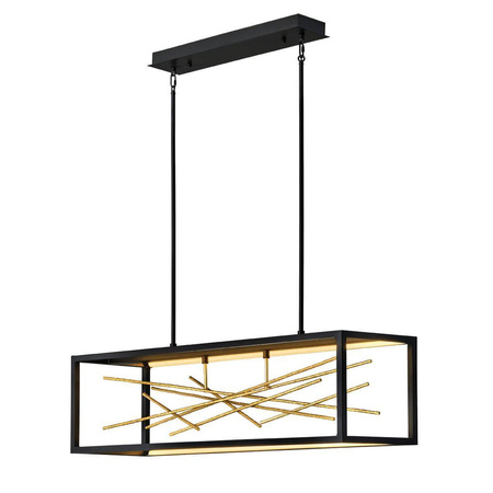 Podłużna lampa wisząca LED Styx (QN-STYX-LED-ISLE-BG) - Quintiesse