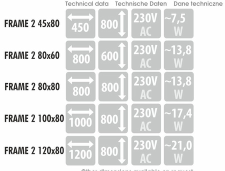 Lustro FRAME 2 - MCJ