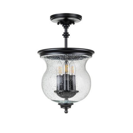 Lampa sufitowa Pickering Lane (FE-PICKERING-LANE-SF-BLK) - Elstead Lighting
