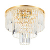 Lampa sufitowa SPLENDORE złoty 50 cm (DN915-50) - Step into Design