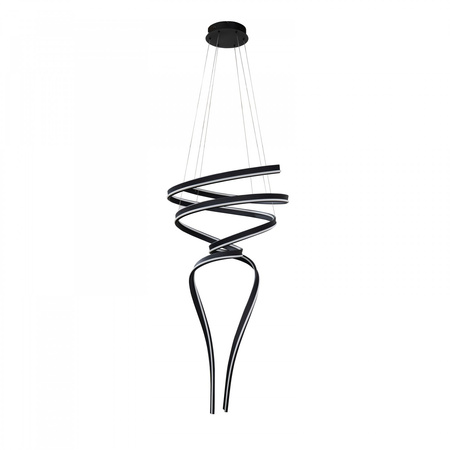 Ozdobna długa lampa wisząca RIBANA 3-STEP DIMM BK (AZ6780) Azzardo