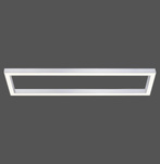 PURE LINES SQUARE LAMPA SUFITOWA ALUMINIUM (6023-95) - Paul Neuhaus