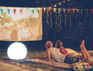 NEW GARDEN lampa ogrodowa BULY 60 CABLE biała (LUMBL060OFNW) - New Garden