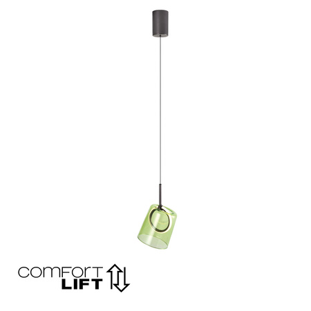 ZULA LAMPA WISZĄCA ZIELONY (2541-43) - Paul Neuhaus