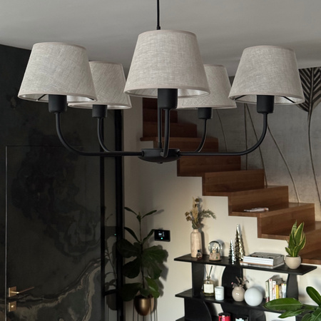 Żyrandol CHICAGO LINEN 5 PŁ (3989) - TK Lighting