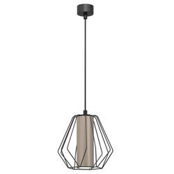 Lampa wisząca Alkaza - Czarna-platyna mat (193 mm)   (5023) - Shilo
