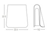 OUTDOOR WALL LIGHT LED 6W GRAPHITE (E245 Zambelis) - Zambelis