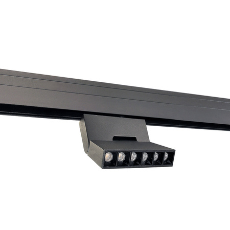 Spot magnetyczny Komatsu dot move - Czarny - 48V 6W 480lm (112 mm) 4000K   (6597) - Shilo