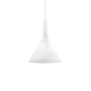 Biała lampa wisząca COCKTAIL SP1 mała (074337) Ideal Lux - żyrandol