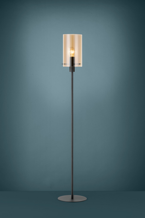 Lampa Podłogowa POLVERARA czarna (39542) - EGLO