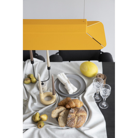 YOTTSU C melonowa sufitowa lampa wisząca (YOC653P02) - Ummo