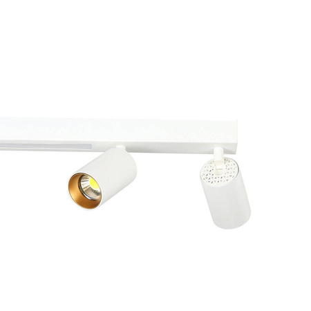 Lampa sufitowa z pilotem Perugia 4xGU10 + 1xLED biała  (LP-0703/4C WH) - Light Prestige