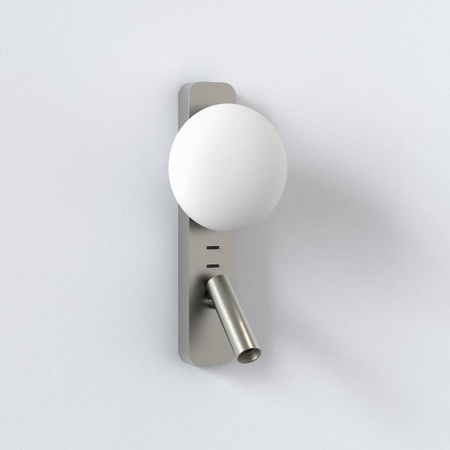 Lampka do Czytania Zeppo Reader Matowy Nikiel (1176010) - Astro Lighting