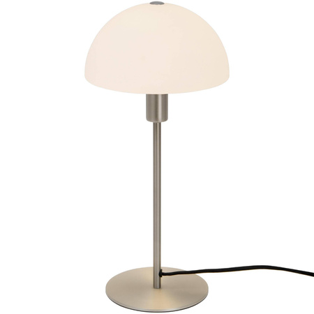 Lampa stołowa ze szklanym kloszem ELLEN Nordlux E14 40W Metal Stal szczotkowana
