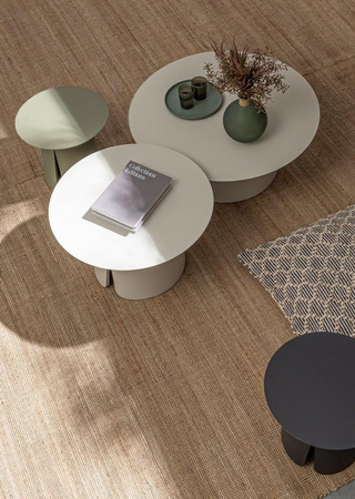 BIZZOTTO zestaw stolików kawowych BRYAN   czarny (0663687) - Bizzotto