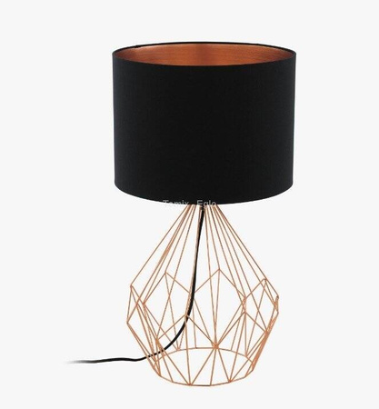 Lampa stołowa PEDREGAL 1 czarna (95185 - EGLO)