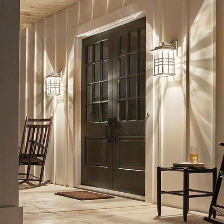 Kinkiet zewnętrzny Beacon Square (KL-BEACON-SQUARE-S-WHT) - Elstead Lighting