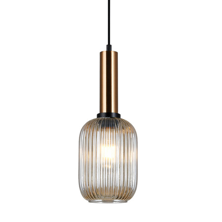 Lampa Wisząca Antiola (PND-5588-1M-BRO+AMB) - Italux