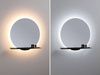 Lustro łazienkowe z półką MIRO LED DIM IP44 czarny Ø 50 (PL71091) - PAULMANN