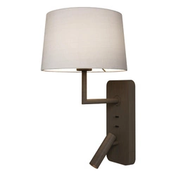 Lampka do Czytania Side by Side Grande USB Brąz (1406012) - Astro Lighting