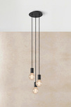 CIELO Pendant 3L Round Sandy Black (108733) Markslojd