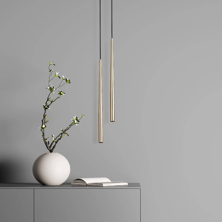 Lampa wisząca PIANO BLACK GOLD 1 (10116) - TK Lighting