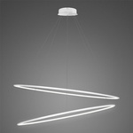 Lampa Ledowe Okręgi No. 2 Φ120 cm in 4k biała Altavola Design (LA074/P_120_in_4k_white) - ALTAVOLA DESIGN