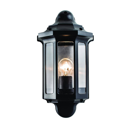 Kinkiet Traditional half lantern IP44 60W (1818S) - Saxby