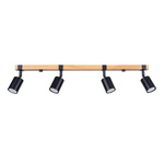 Plafon FAGER 4L czarny (SL.1346) - Sollux Lighting