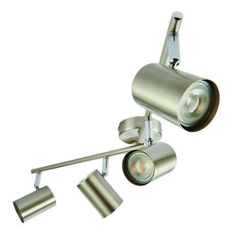 Lampa sufitowa Arezzo 4lt bar satin 7W (73689) - Saxby