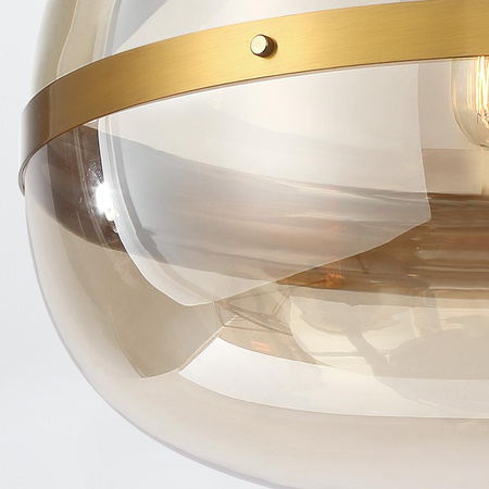 Lampa wisząca Nottingham - 3 źródła światła - Antyczny mosiądz (QN-NOTTINGHAM-3P-AB) - Quintiesse