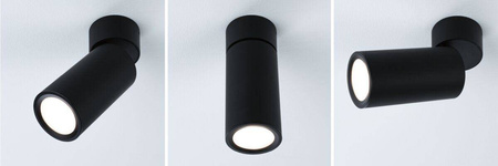 Lampa sufitowa TURNAL 3step-dim  6W 2700K 230V czarna mat (PL93089) - PAULMANN