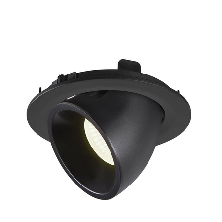 NUMINOS® GIMBLE L, oprawa sufitowa wpuszczana czarna, 4000 K 20° (1006011) - SLV