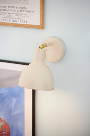Lampa ścienna POP Nordlux E27 18W Metal Beżowy