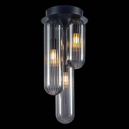 Lampa sufitowa PAX BLACK 3 (ML0339) - Milagro
