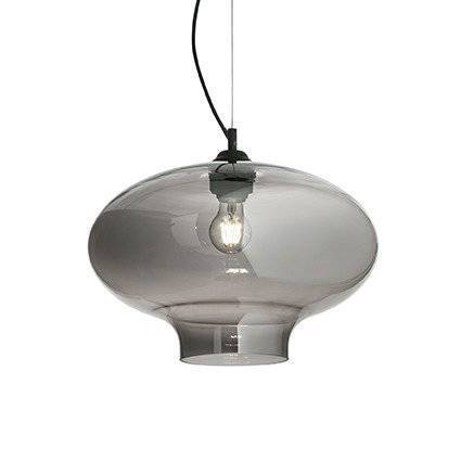 Lampa wisząca Bistro kol. przydymione szkło (120904) Ideal Lux - żyrandol