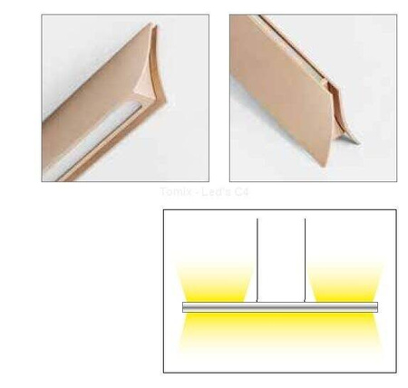 Lampa wisząca BRAVO złota (00-4925-F5-M1) -GROK- Leds-C4 - żyrandol